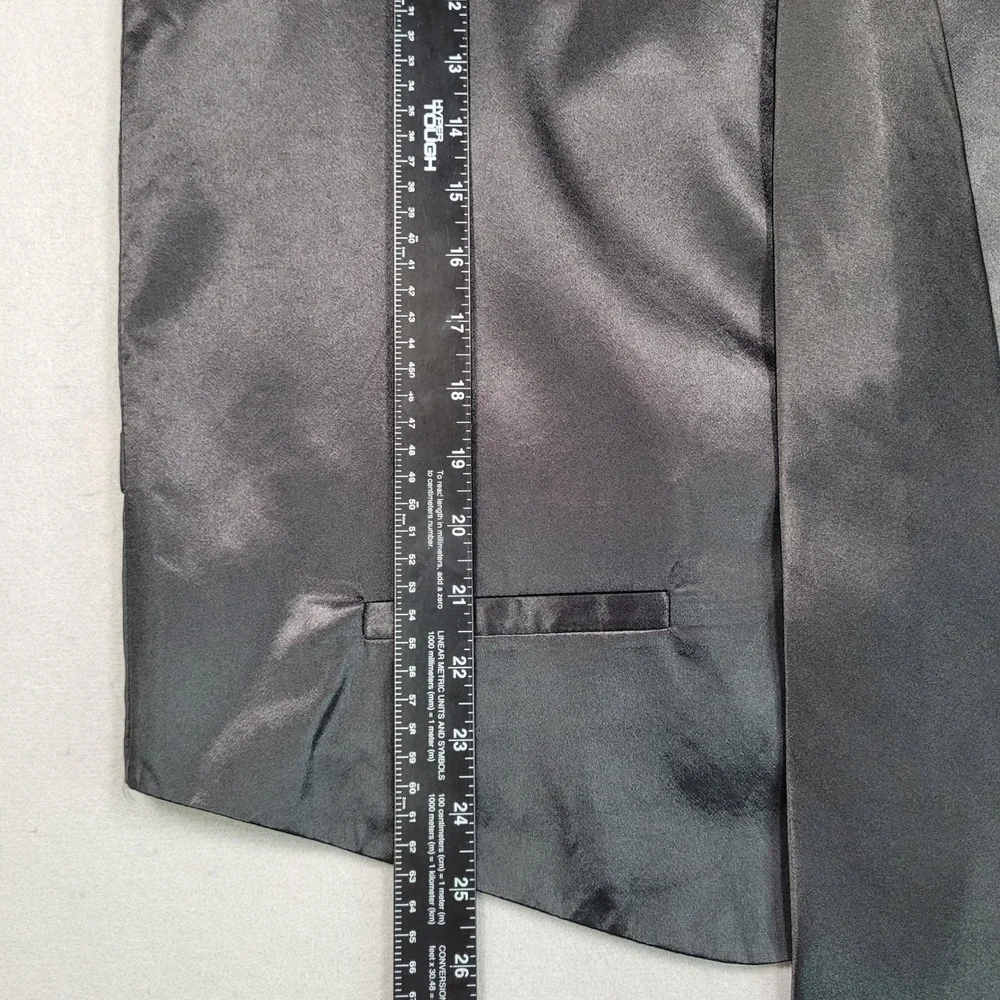 Daniel Ellissa Mens 4 Piece Vest Set Charcoal Grey Formal Tuxedo Medium NWOT‎